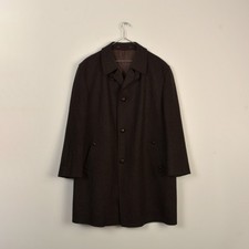 Vintage loden overcoat made - , in