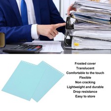 Lot De 20 Feuilles De Classeur A5 à 15 Trous Type Transversal En Polypropylène