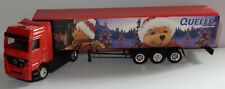 GRELL HO 1/87 CAMION REMORQUE TRUCK TRAILER MB ACTROS MAGASIN QUELLE