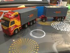TEKNO 1/50 Camion volvo fh16  porteur avec porte containers et container