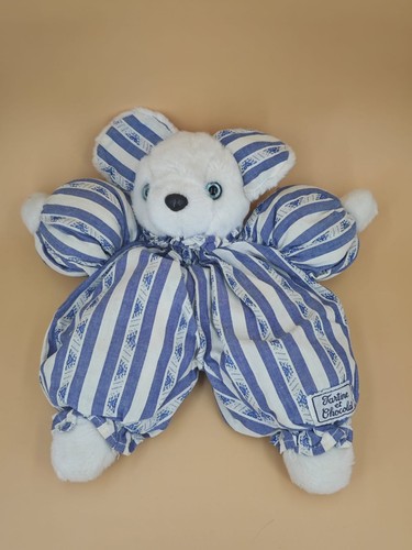 Doudou souris rayé blanc - doudou,