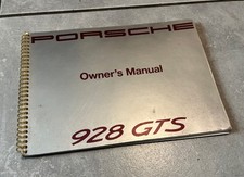 1 x manuel d’utilisation original Porsche 928 GTS Owner’s Manual WKD 92802193 (4)
