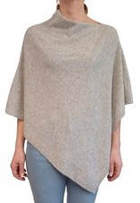 Cape poncho en tricot 100 %
