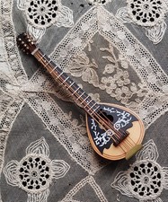 Mandoline miniature poupée - miniature,