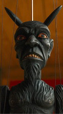 Marionnette diable - poupée originale faite à la main