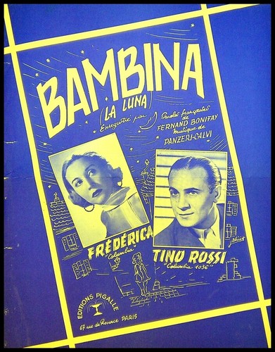 Ancienne partition bambina - ancienne,