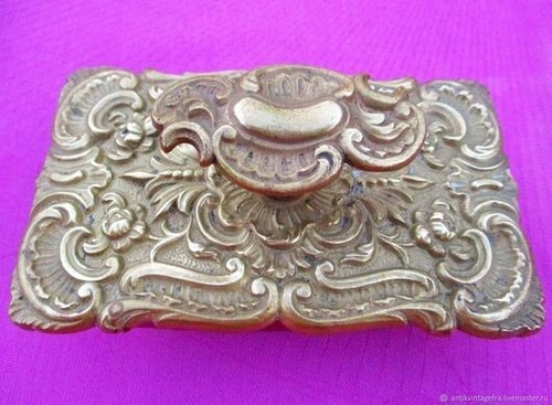 Buvard presse papier bronze - buvard, presse-papier