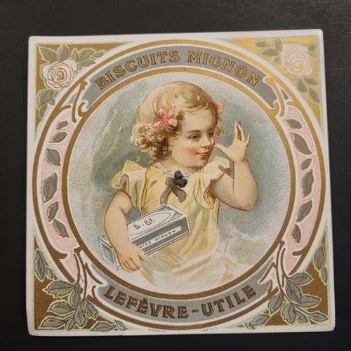 Etiquette biscuits mignon - lu,