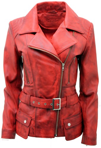 Veste cuir biker - veste,