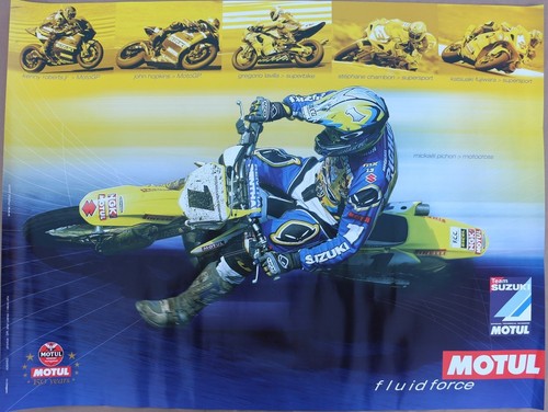Affiche motul motocross pichon - motocross,