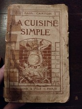LIVRE DE CUISINE ANCIEN LA