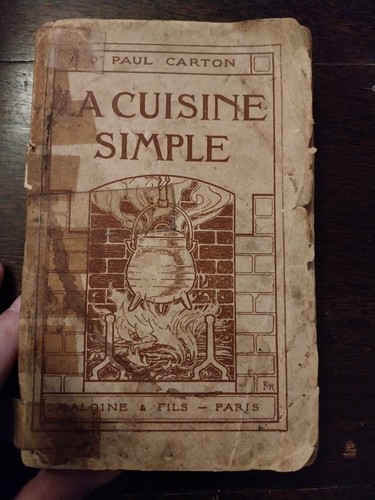 Livre cuisine ancien - livre, de