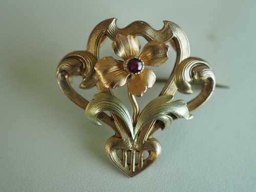 Broche ancienne fixe plaque - ancienne,