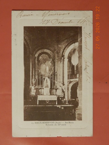 Cpa rieux minervois - minervois,