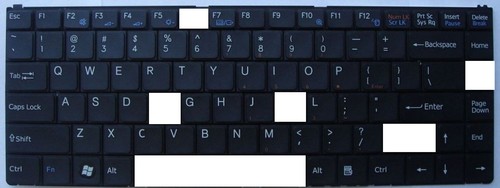 So54 touches pour - clavier, sony