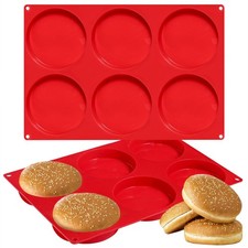 Lot de 2 moulle Burger Bun