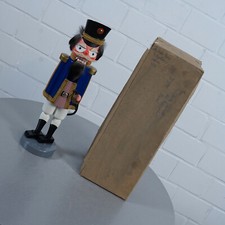 ancien casse noix en bois Erzgebirge 40 cm soldat guerrier RDA années 60 70 d...