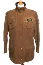 Barbour Cire International Veste UK16 US12 EU42 FR44 L1926 Excellent État