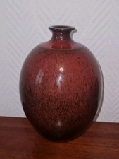 Pierre Lemaitre vase céramique Grès Rouge 1980 n Deblander Ben Lisa Badié