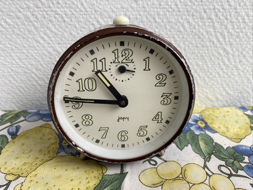 Ancien reveil japy marron - ancien,