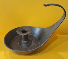 Ancien Bougeoir à Main En