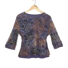 Mesh Top Graphique Cyber y2k