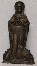 Plaque Religieuse Funéraire En Bronze  Sobraf - Fracaro  ( Réf : CH36 )