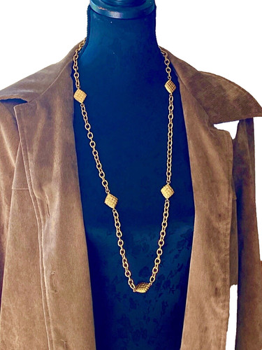Chanel collier sautoir - , signé
