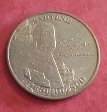 MDP 20 SARTÈNE CORSE DU SUD MÉDAILLE Jeton Touristique 2011