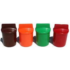 Lot de 4 petits pots à yaourt