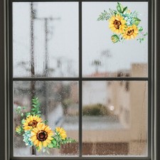 Tournesol Art Mural Autocollant Sticker Amovible Vinyle PVC Maison Pièce Décors