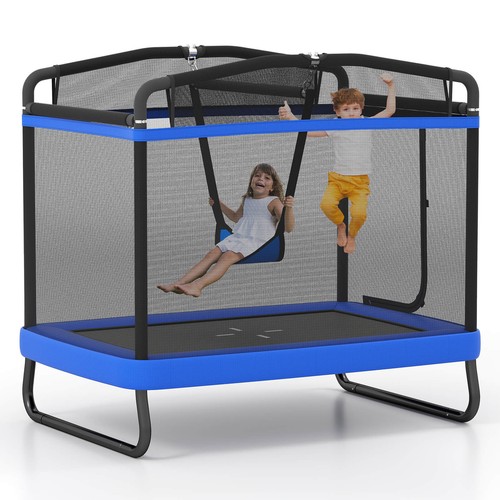 Kids trampoline w swing - kids,