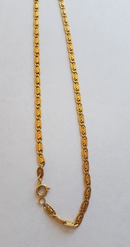Collier plaqué ras cou - or,