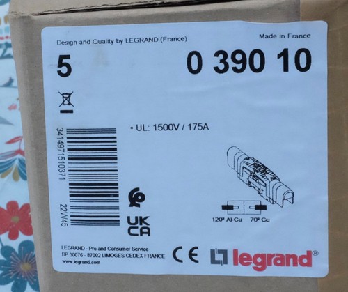 Legrand 390 bloc de - 0,