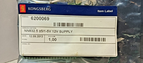 Kongsberg 6200069 nn832 - kongsberg, nn832.5