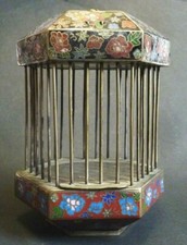 Cage grillon émail - cage,