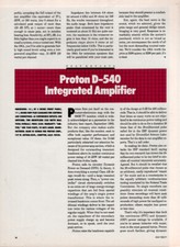 Proton - D-540 Amplifier- Full