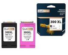 Cartouche pour HP 300XL + 300CLXL BK + CL compatible  x 2 QUALITONER