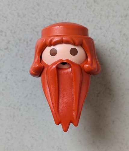 Playmobil tete pirate barbe - pirate,