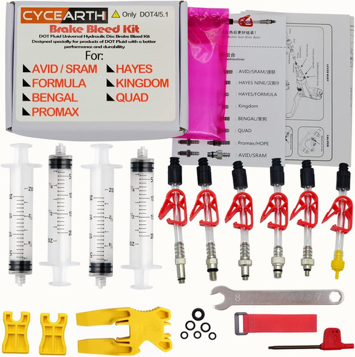 Bicycle brake dot oil - oil, bleed