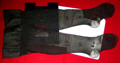 Bas motif brodé exciting - bas,