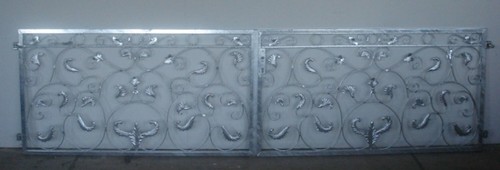 Jardin porte fer métal - porte,