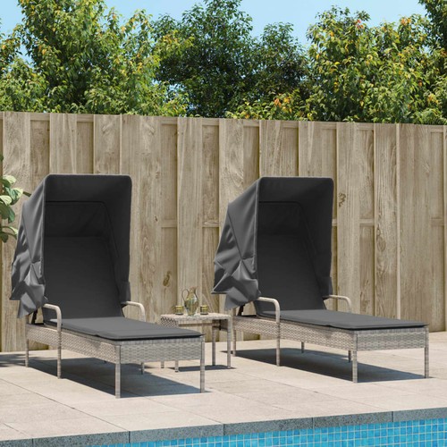 Lot chaises longues - longues, et