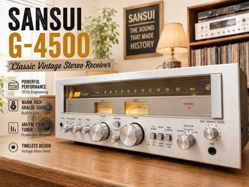 Sansui 4500 rare - sansui, g-4500