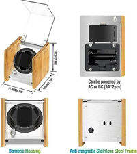 Remontoir automatique Watch Winder Smith en bambou pour 1 grande montre homme