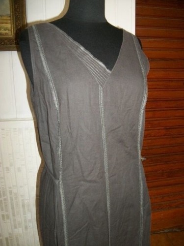Robe longue coton lin - et,