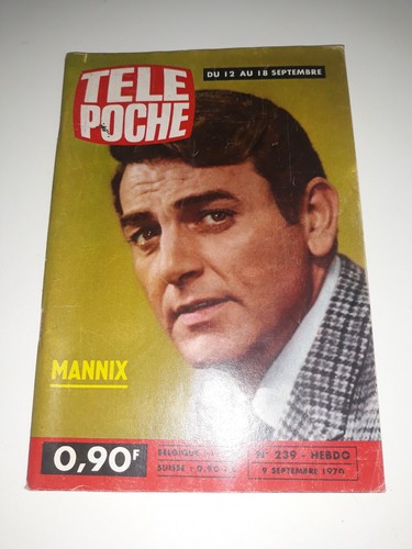 Mannix tele poche 1970 - tele,