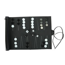 Ensemble De Backgammon En Cuir