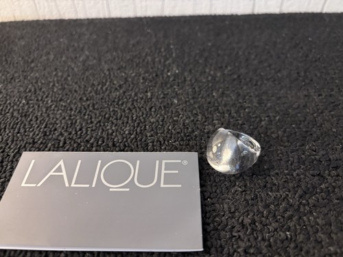Bague cabochon clair lalique - clair,