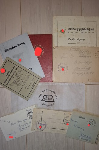 Document allemand ww2 lettre - allemand,